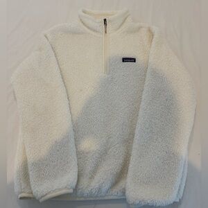Patagonia White Fleece Jacket